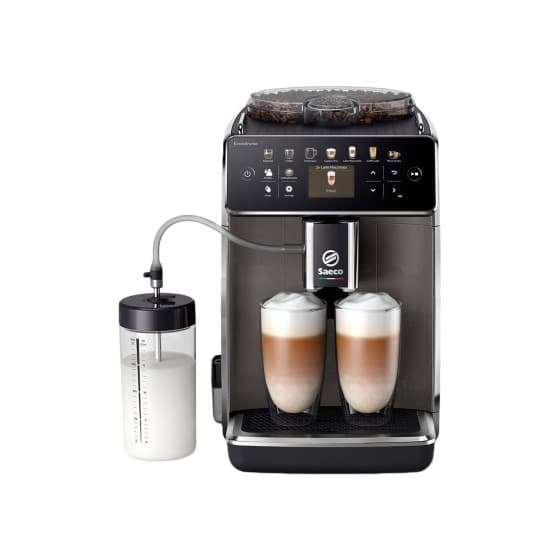 Saeco GranAroma SM6582/10 kahviautomaatti – tummanharmaa, käytetty