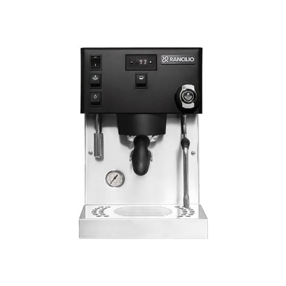 Rancilio Silvia Pro X espressokone – musta/hopea, käytetty-kunnostettu