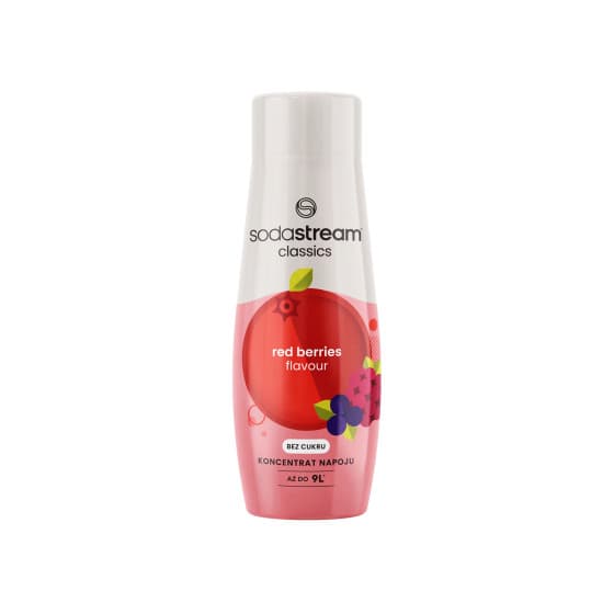 Siirappi SodaStream Classics Red Berries No Sugar (SodaStream-hiilihapotuslaitteille), 440 ml