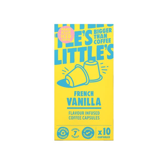 Little's French Vanilla -makuinen maustettu kahvi, kahvikapselit, yhteensopivat Nespresso®-kahvikoneiden kanssa, 10 kpl. – Little's coffee