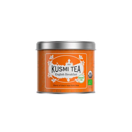 Luomu musta tee Kusmi Tea English Breakfast, 100 g (metallipurkissa) – Kusmi Tea