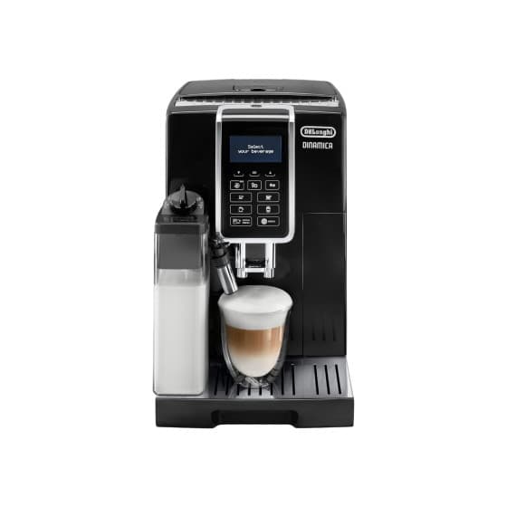 DeLonghi Dinamica ECAM350.55.B kahviautomaatti – musta, käytetty-kunnostettu