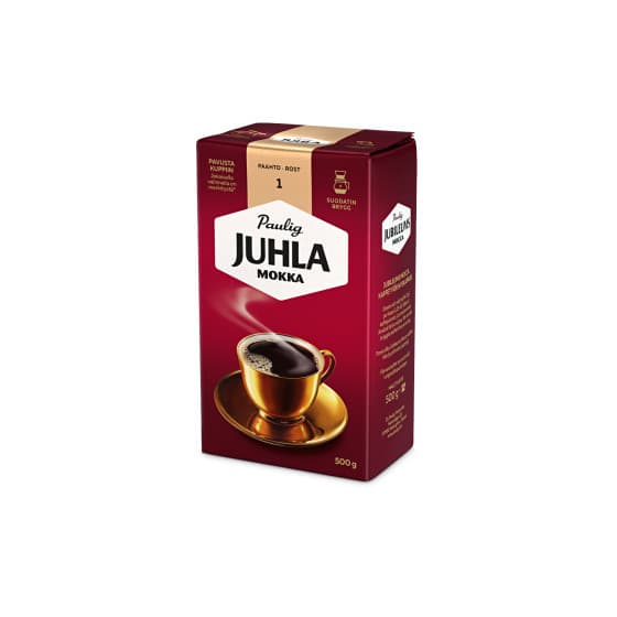 Malet kaffe Paulig Juhla Mokka, 500g – Paulig