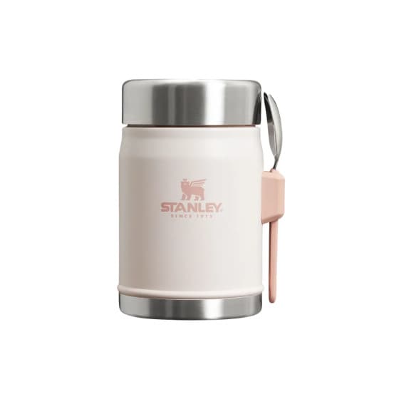 Ruokatermos ja lusikkahaarukka Stanley Classic Legendary Rose Quartz, 0,4 l