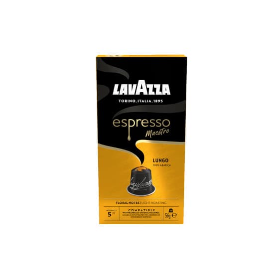 Kahvikapselit Nespresso®-laitteille Lavazza Espresso Maestro Lungo, 10 kpl.