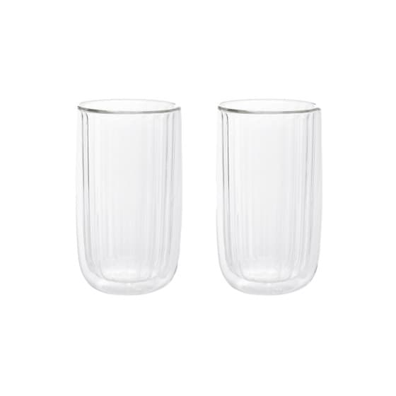 Lasit kahvalla Homla CEMBRA GROOVE, 2 x 350 ml