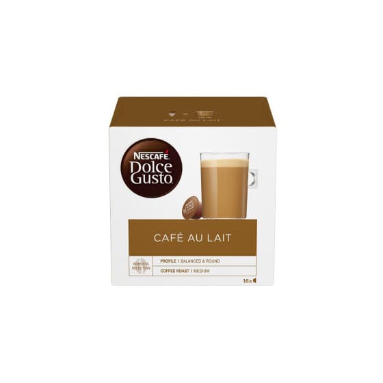 Kahvikapselit NESCAFÉ® Dolce Gusto® Café Au lait, 16 kpl.
