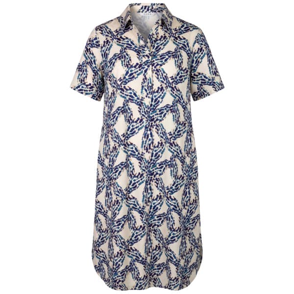 KIA VISCOSE SHIRT DRESS SEASIDE – CUOSI