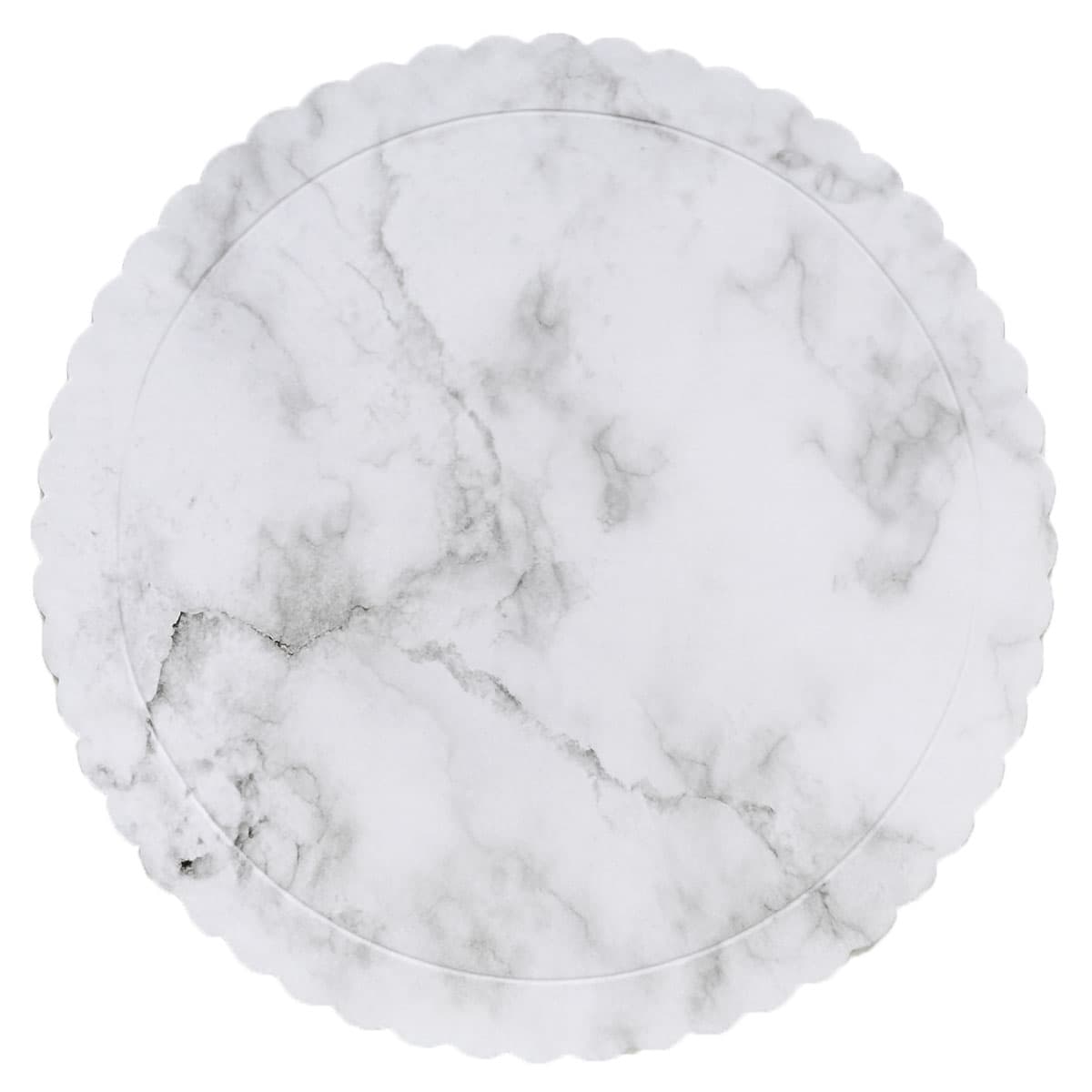 Kakkualusta aaltoreuna - Marmori, 30 cm – Azucren