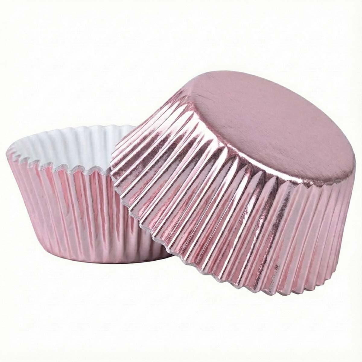 Muffinivuoat - Metallic Baby Pink, 50 kpl
