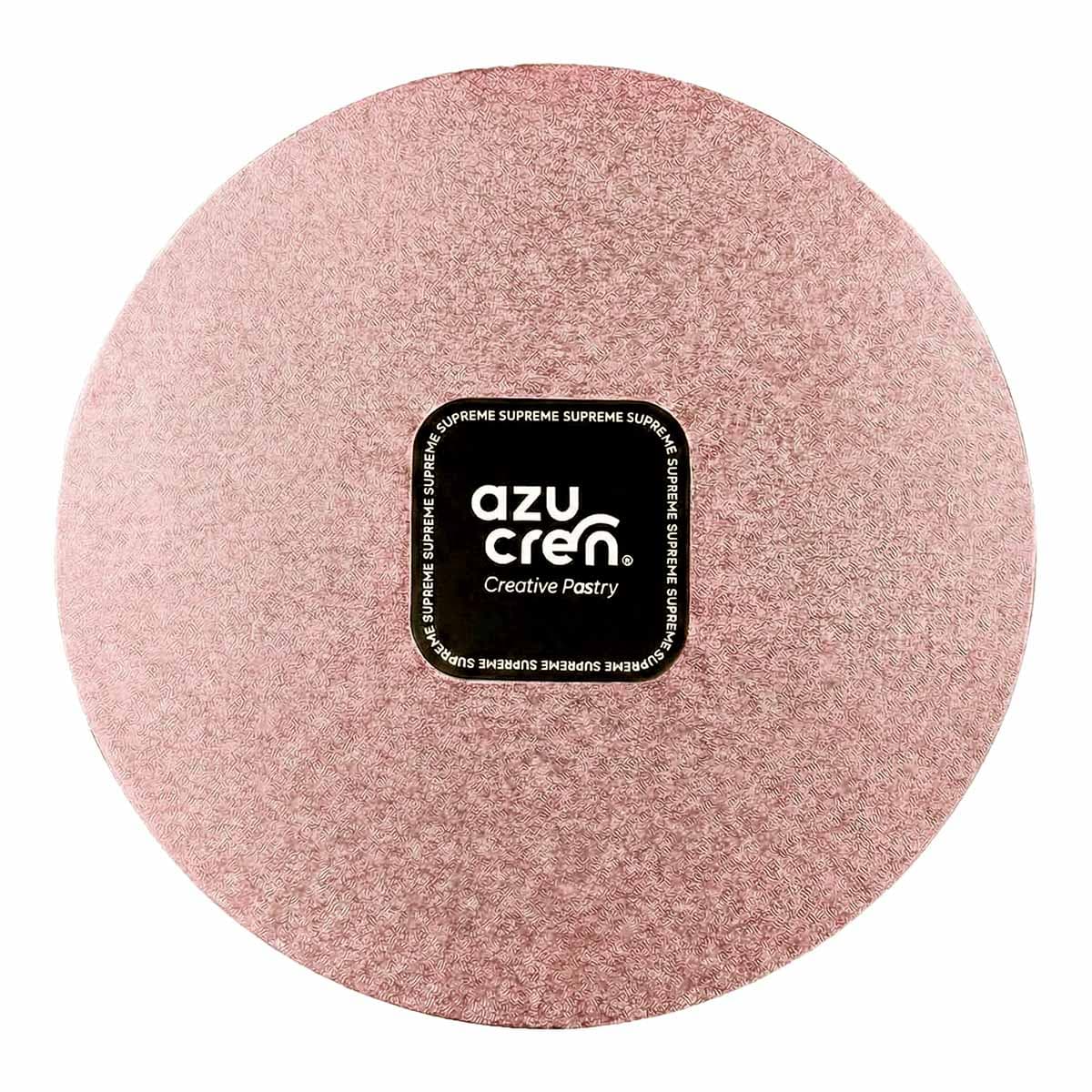 Paksu kakkualusta - Vaalea ruusukulta, 25 cm