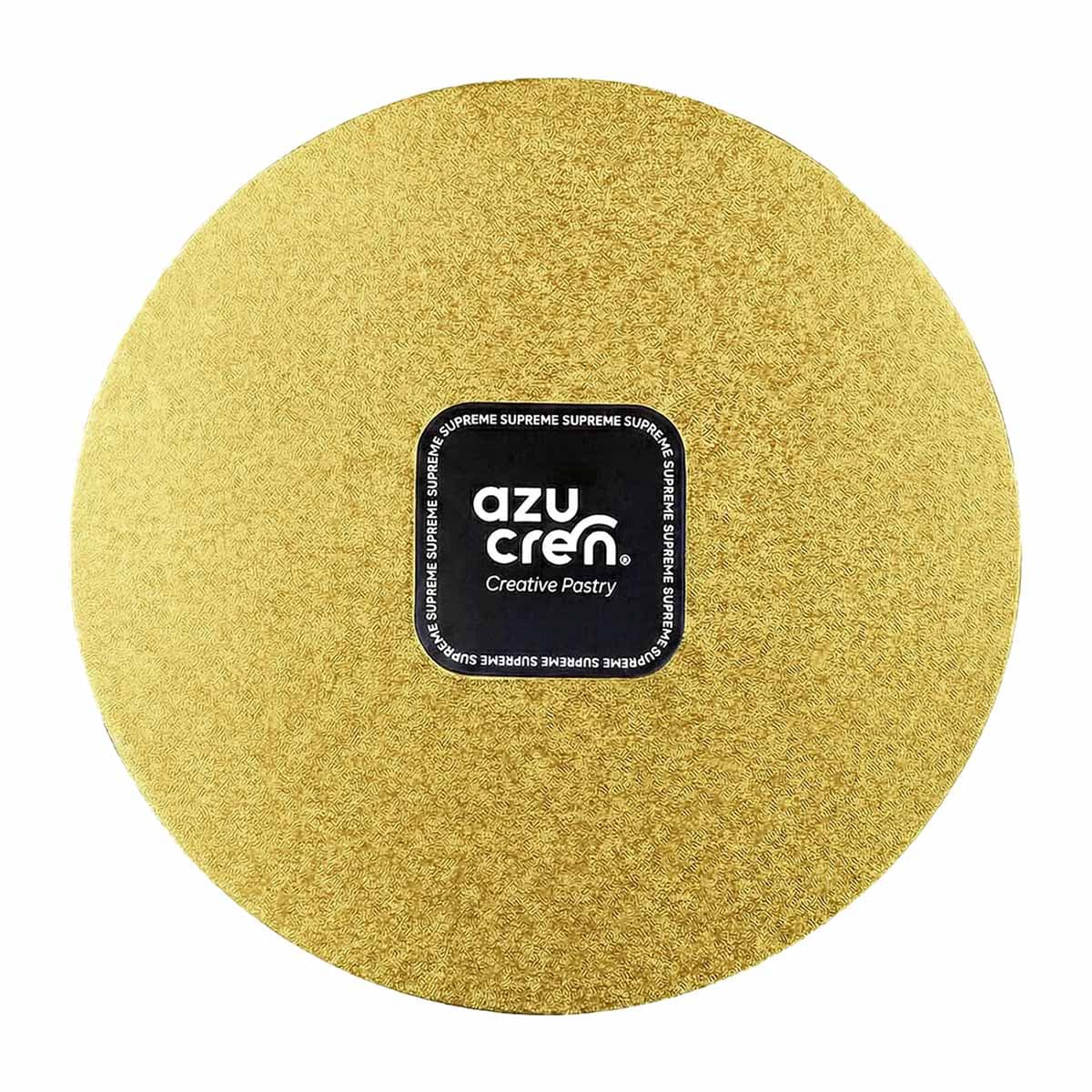 Paksu kakkualusta - Vaalea kulta, 25 cm – Azucren