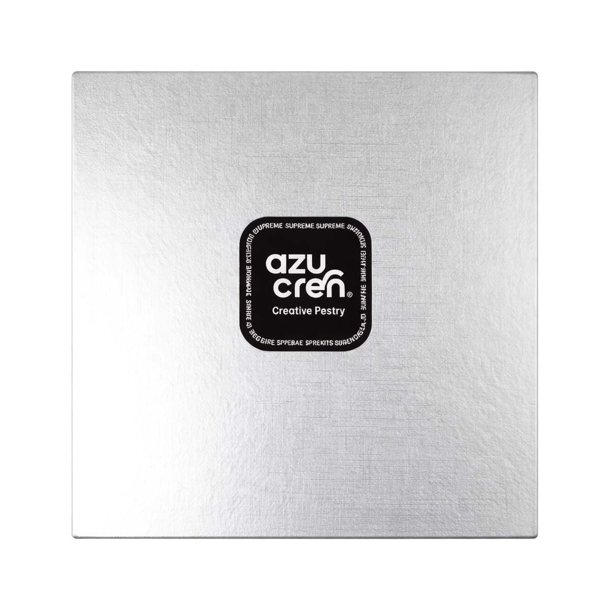 Paksu kakkualusta, neliö- Hopea, 30 cm, supreme