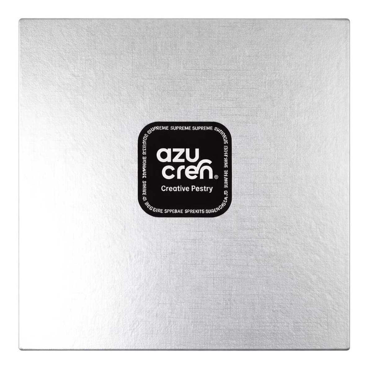 Kakkualusta, neliö- Hopea, 35 cm, supreme