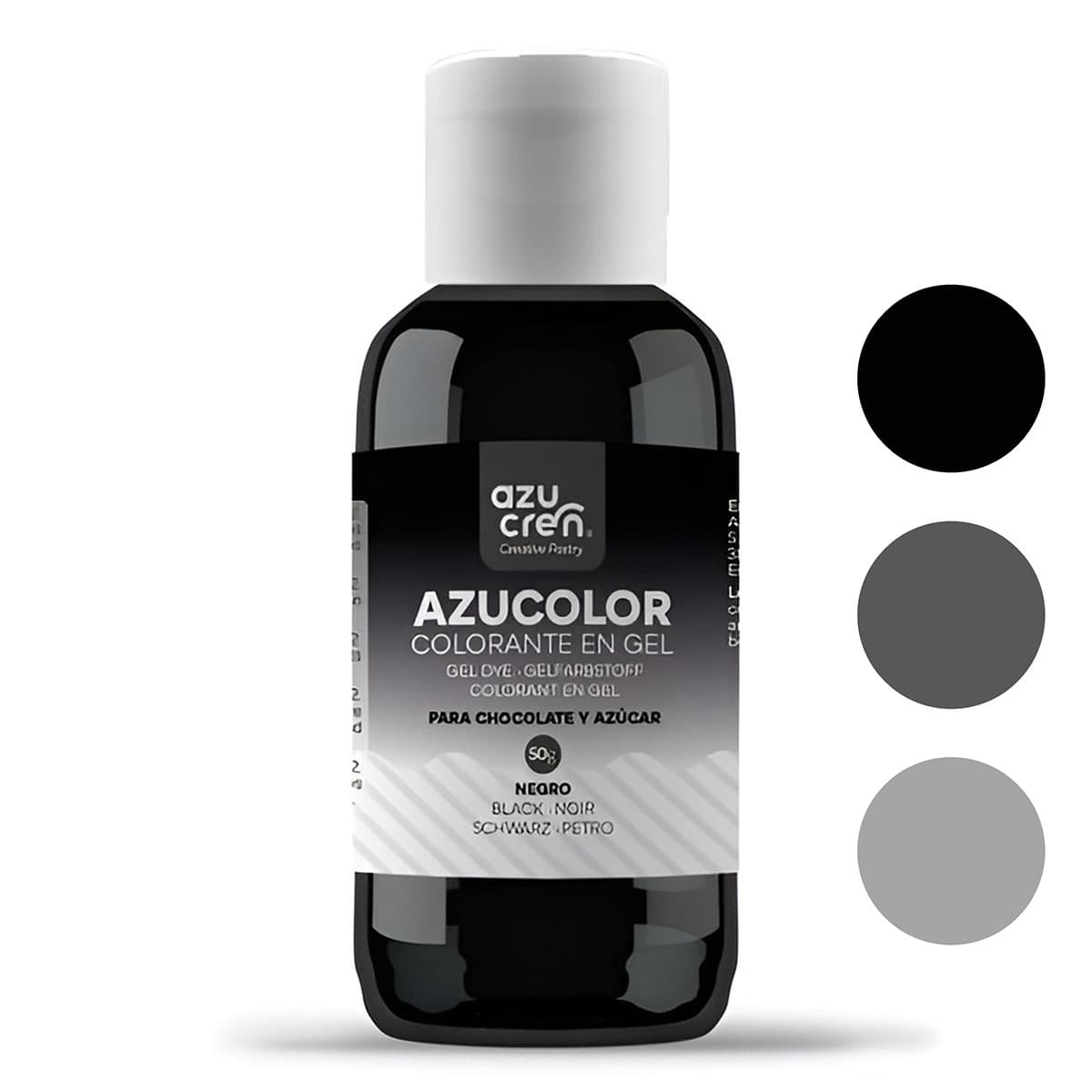 Elintarvikegeeliväri – Musta, 50 g Azucolor
