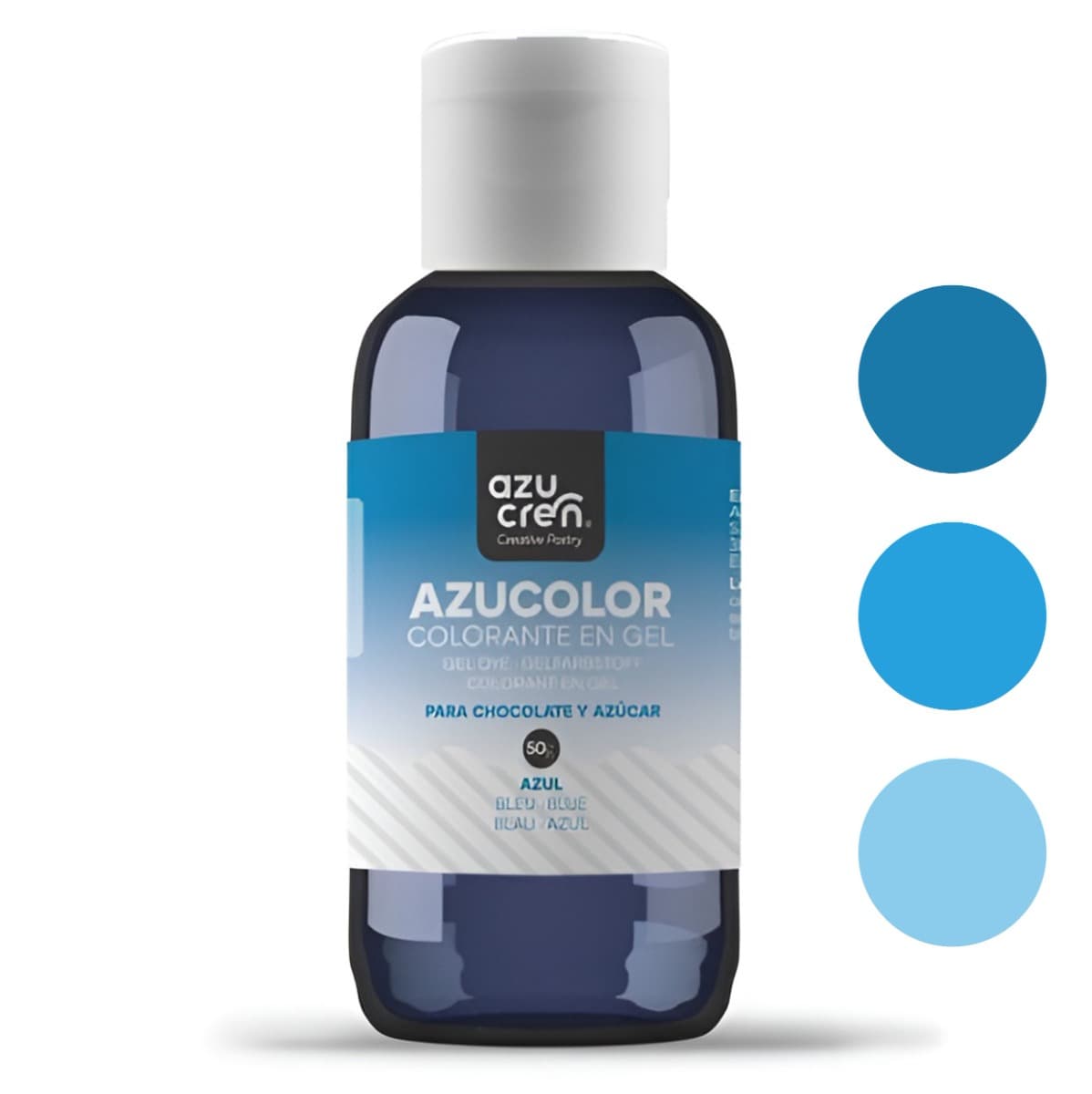 Elintarvikegeeliväri – Sininen, 50 g Azucolor