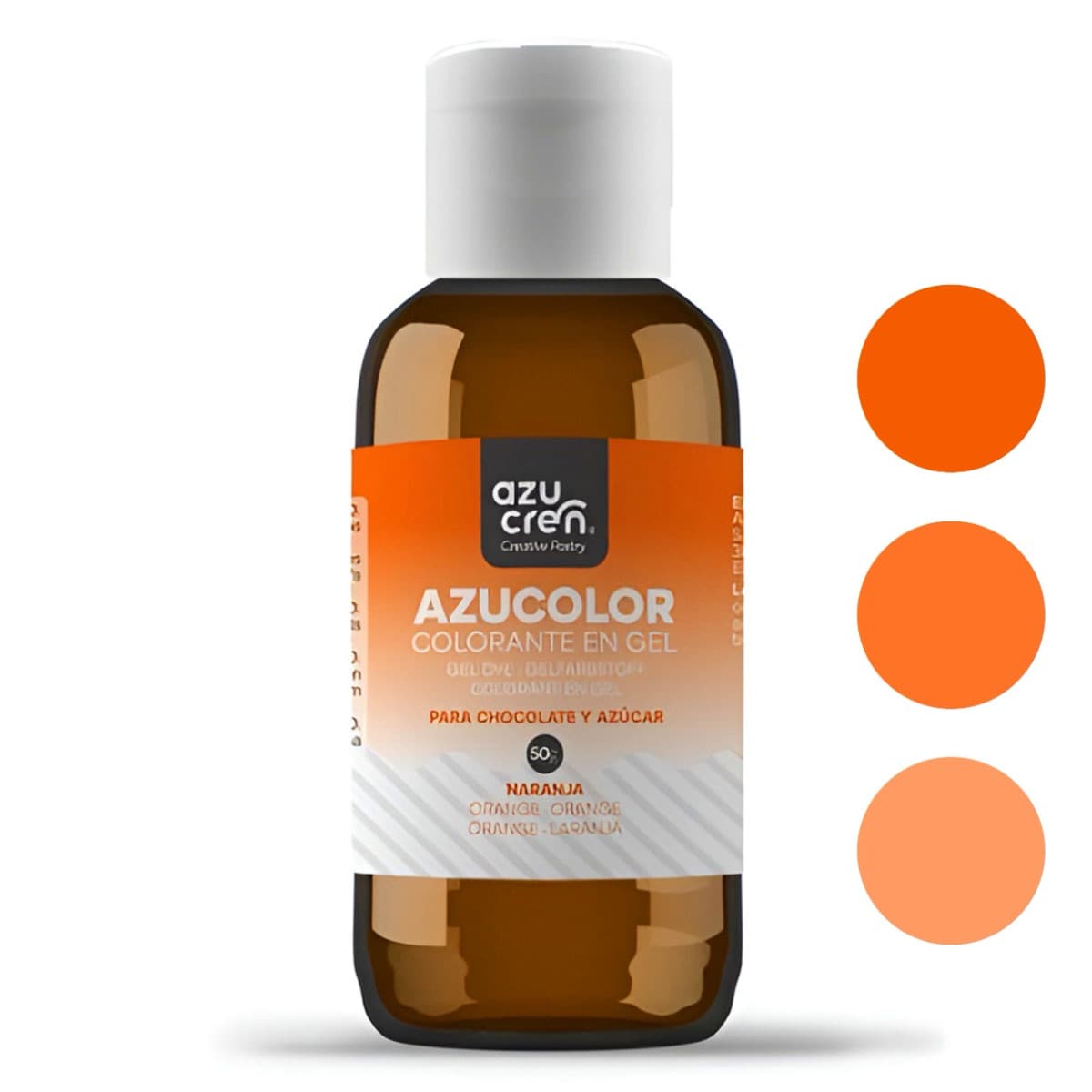 Elintarvikegeeliväri – Oranssi, 50 g Azucolor