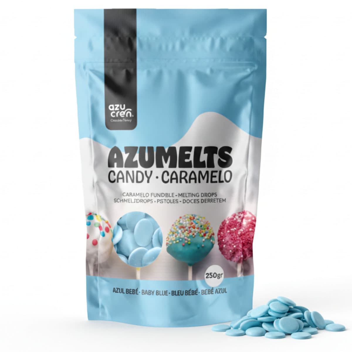 Azumelts – Vaaleansininen 250 g – Azucren