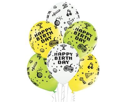 Ilmapallot - Gaming, 30cm, 6kpl