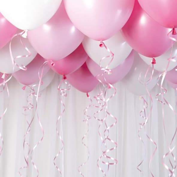 Kattoilmapallot - Vaaleanpunainen – Ballongkungen