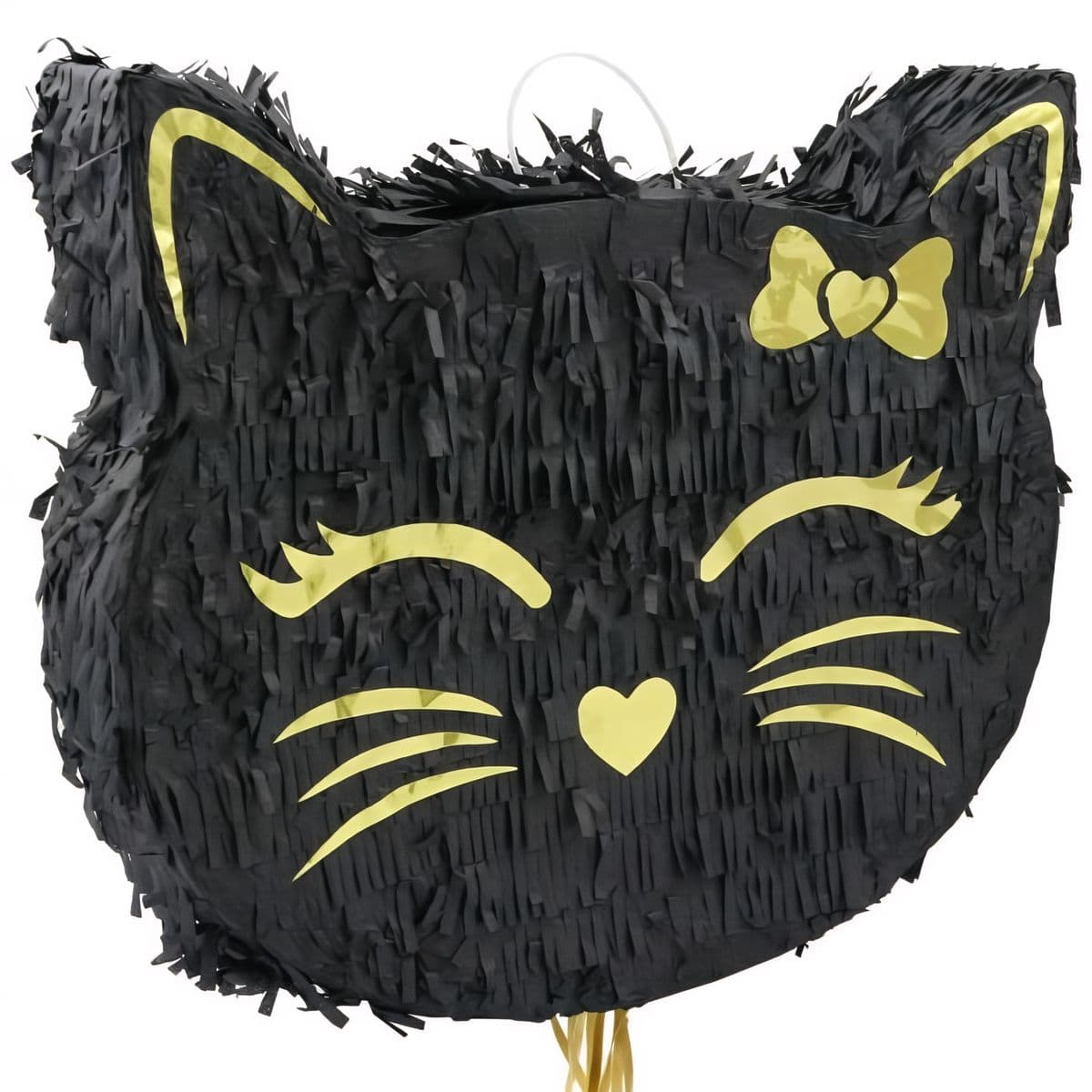 Pinjata - Musta kissa, 35 × 7,5 × 37 cm, 1 kpl