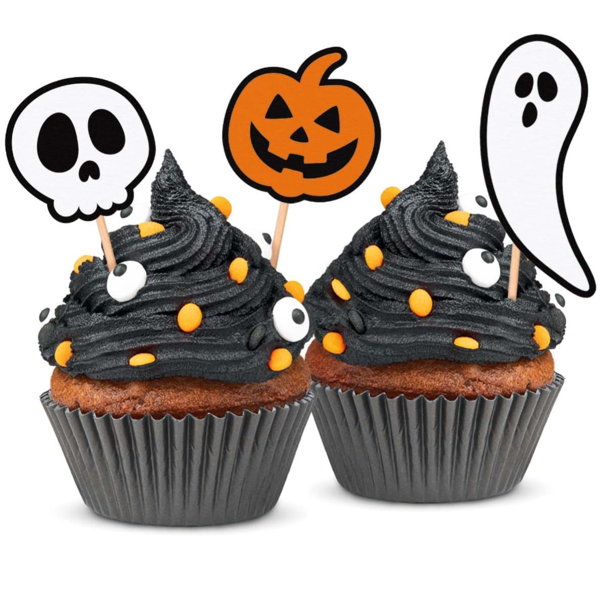 Cocktailtikut - Halloween Boo, 12 kpl