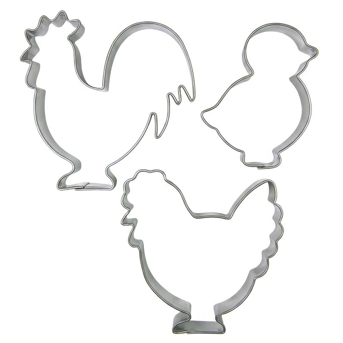 Muottisetti – Kanaperhe (kukko & kana & tipu), 3 kpl