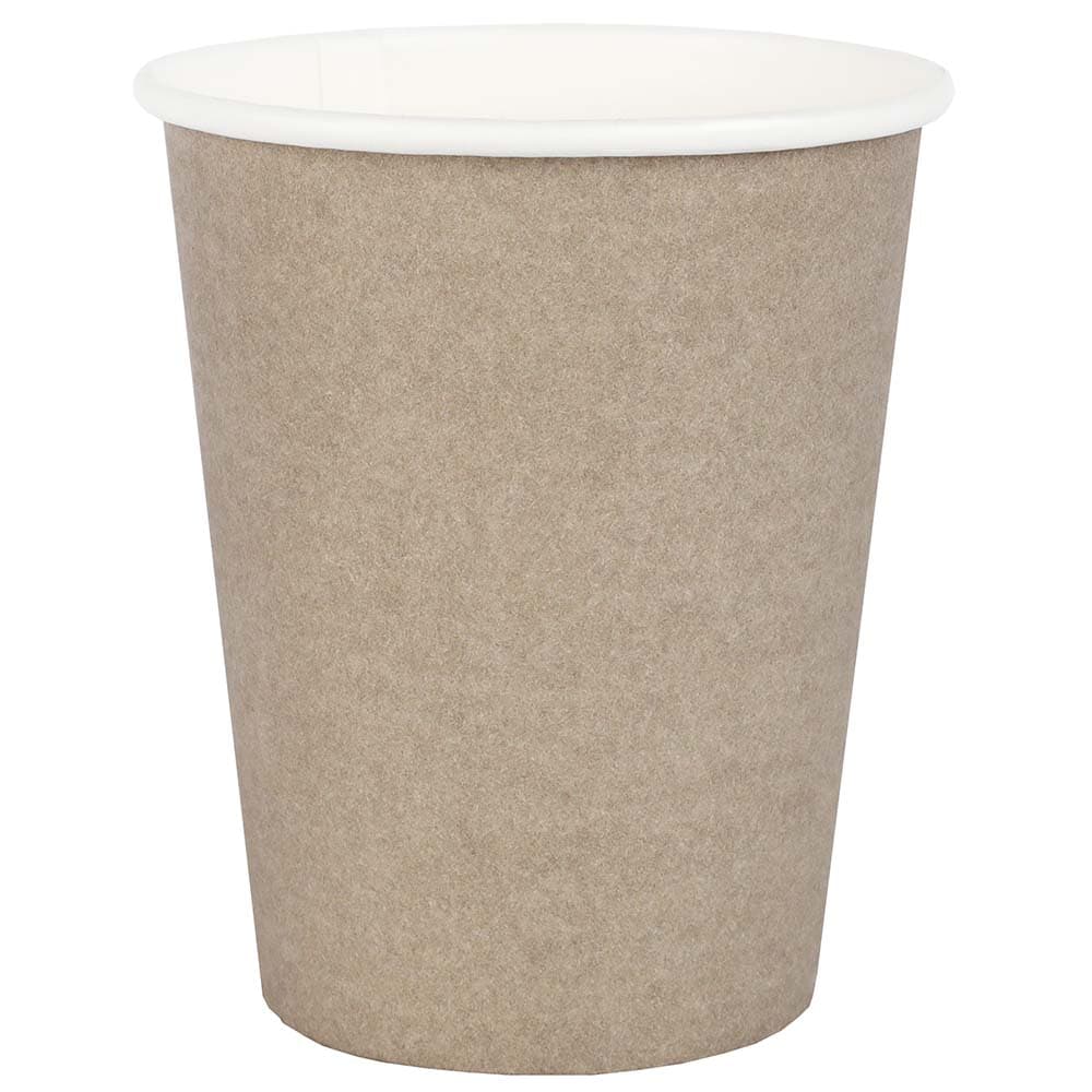 Pahvimukit - Taupe, 250ml, 10kpl