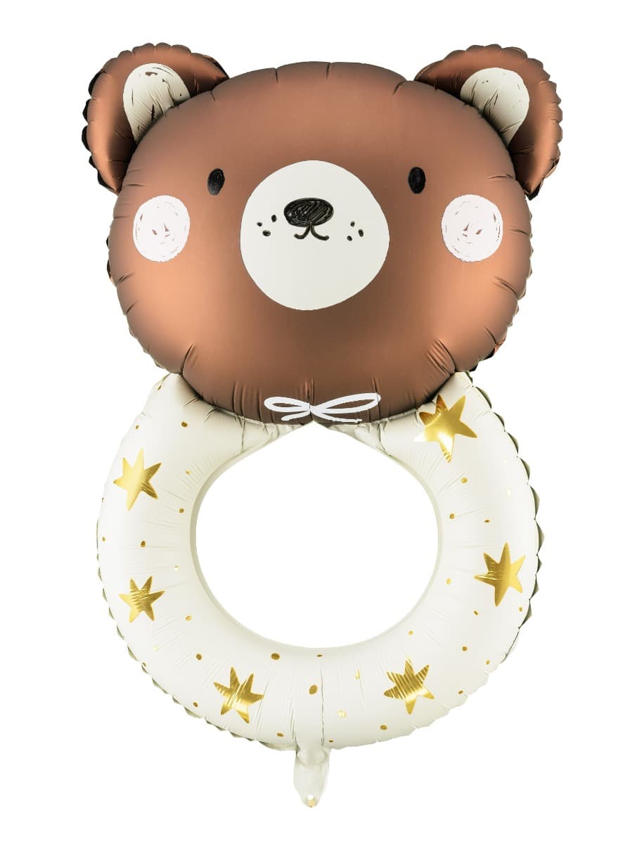 Foliopallo - Nallehelistin, 45x67cm – PartyDeco