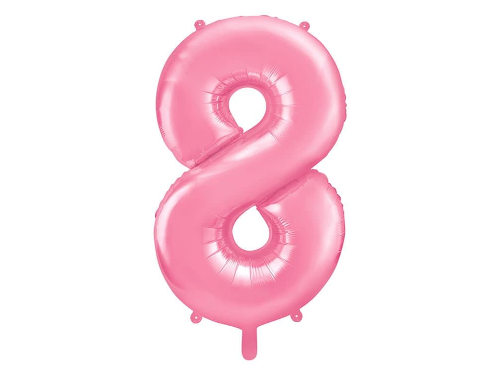 Isot numerofoliopallot, Vaaleanpunaiset, 86cm-8