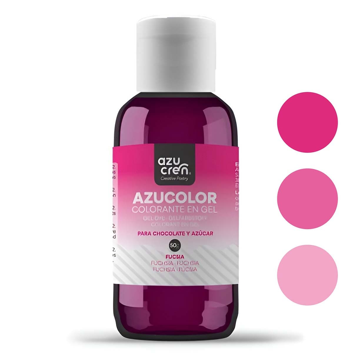 Elintarvikegeeliväri – Fuksia, 50 g Azucolor