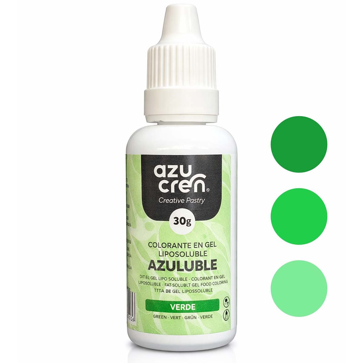 Öljypohjainen Elintarvikeväri - Vihreä, 30 ml Azucren