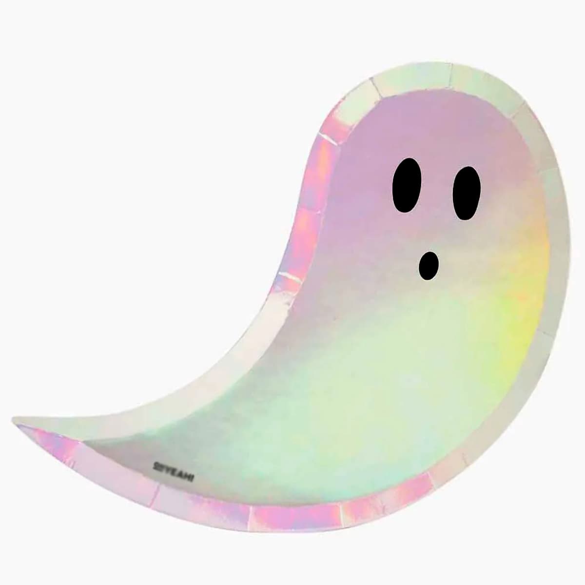 Pahvilautaset – Kummitus, Irisoiva 24 cm, 6 kpl