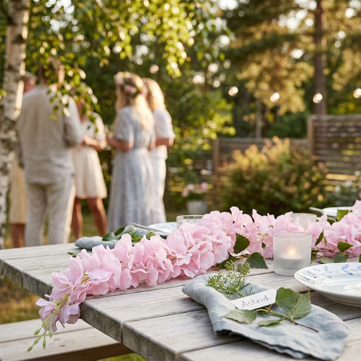 Kukkaköynnös - Vaaleanpunainen hortensia, 1,85m