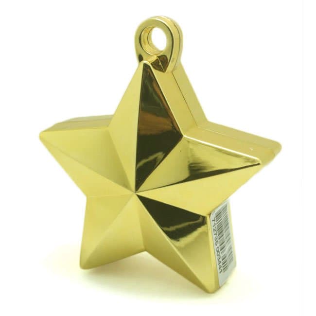 Ilmapallopaino - Kultainen tähti, 135g