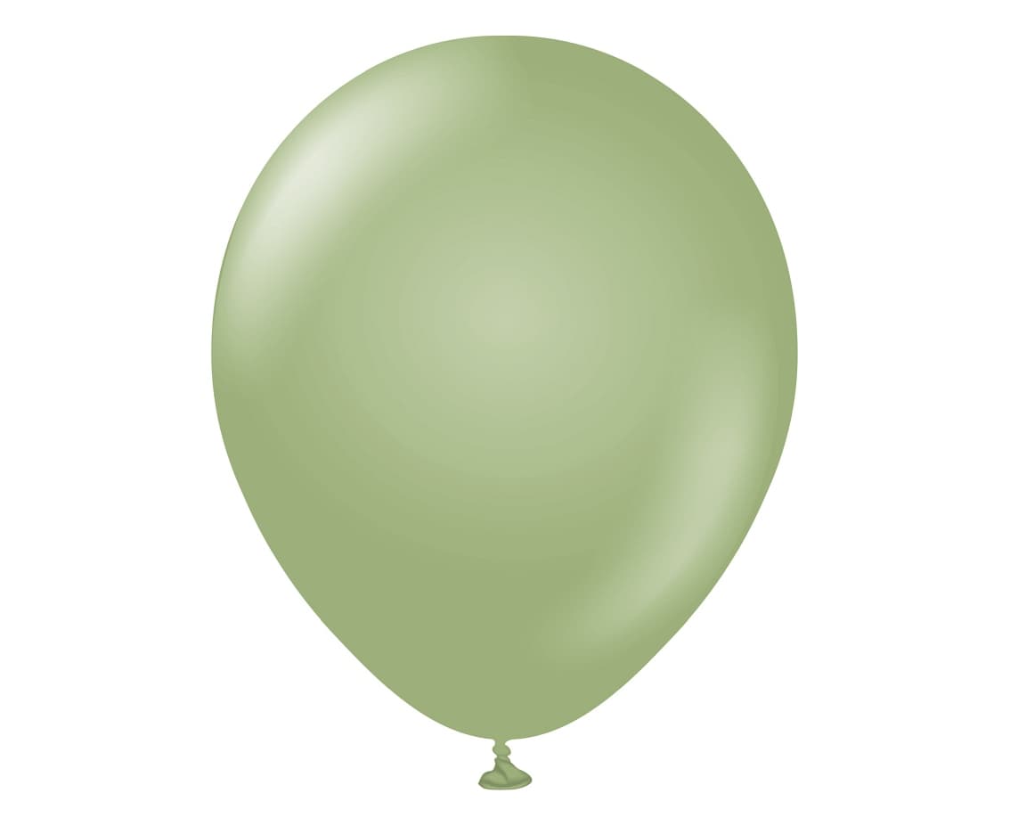 Ilmapallot - Harmaanvihreä, 45cm, 5kpl