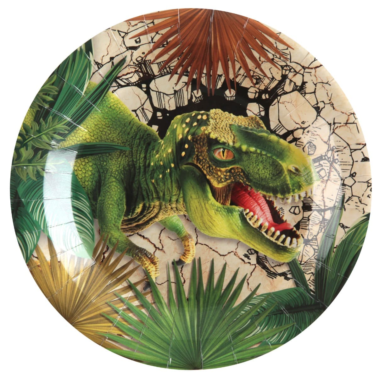 Pahvilautaset - Jurassic Dino, 10kpl, 22,5cm