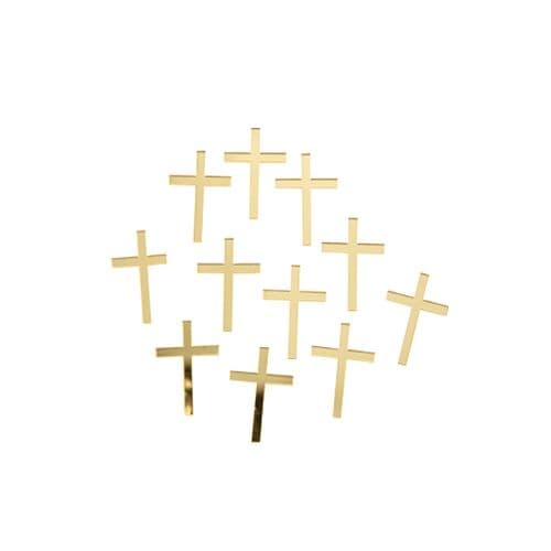 Pienet ristit - Kulta, Akryyli, 10kpl