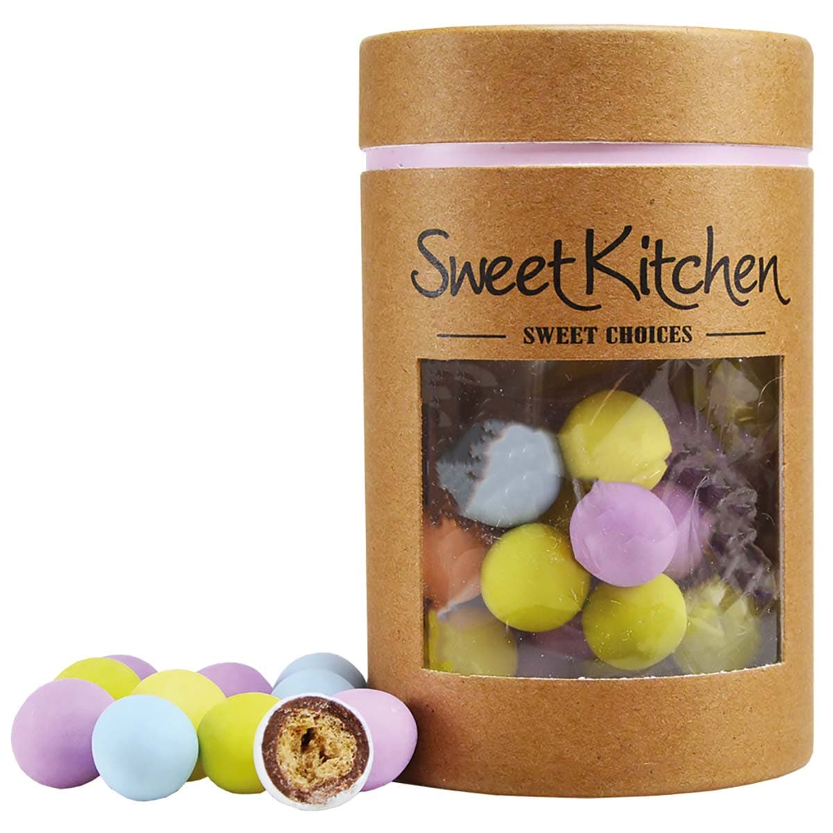 Isot rapeat suklaapallot – Pastellisekoitus, 70 g