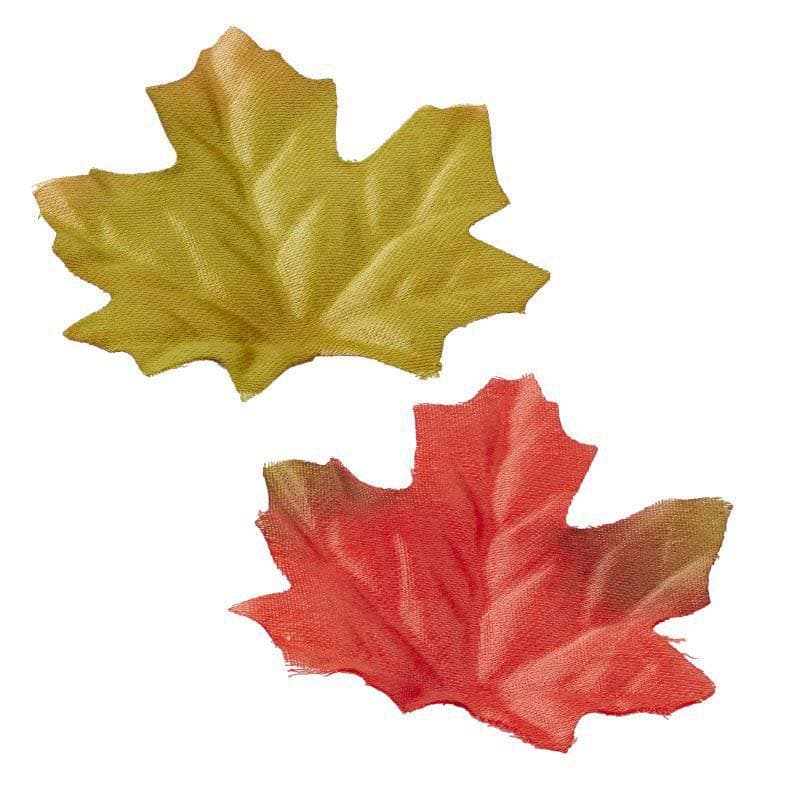 Silkkilehdet - Punaiset/vihreät, 5cm, 20kpl