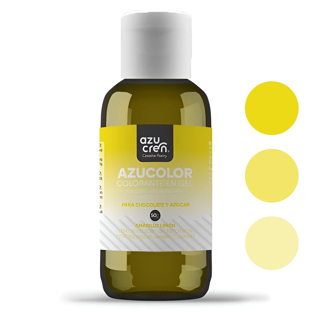 Elintarvikegeeliväri – Sitruunankeltainen, 50 g Azucolor