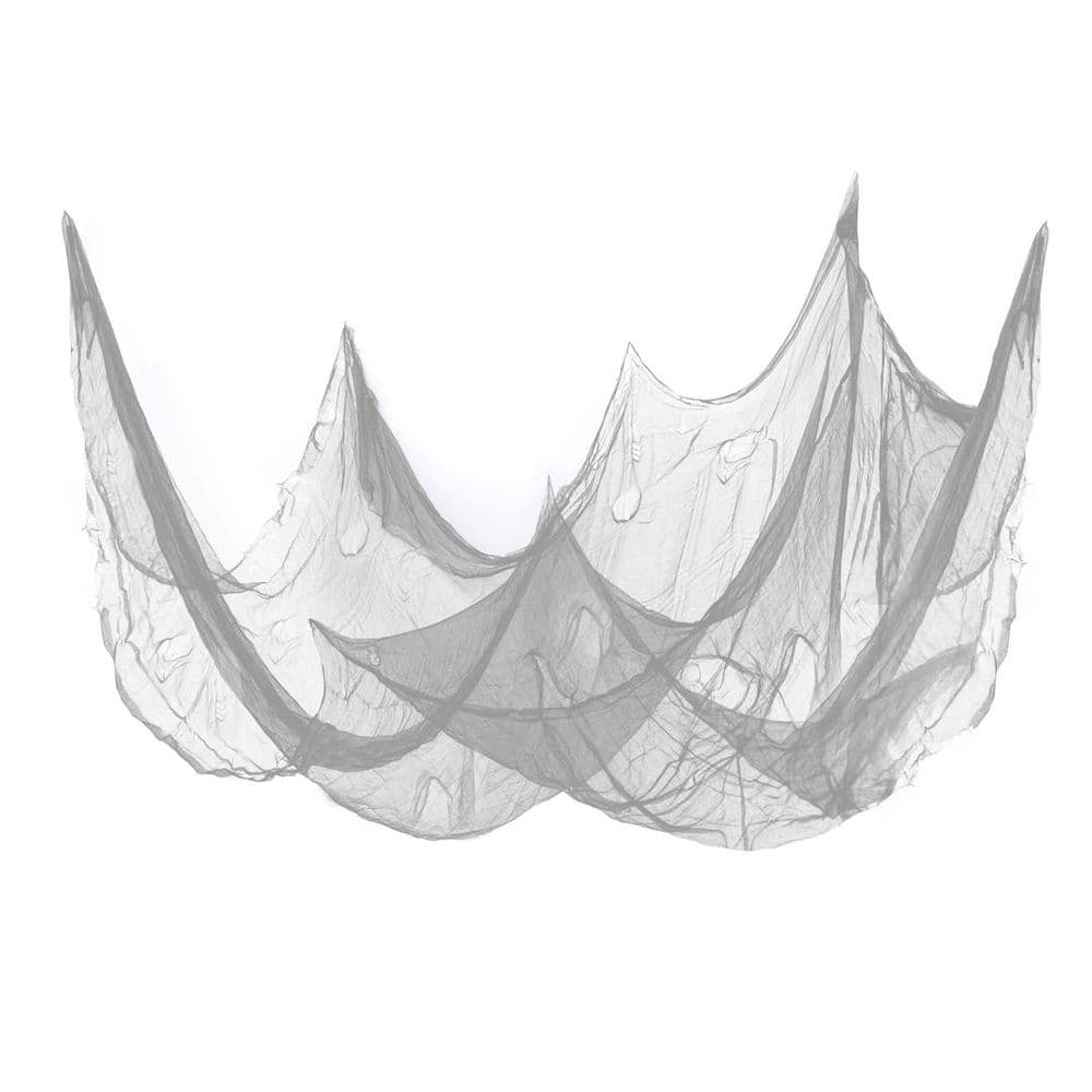 Kauhuverkko - Harmaa Halloween, 210x300cm