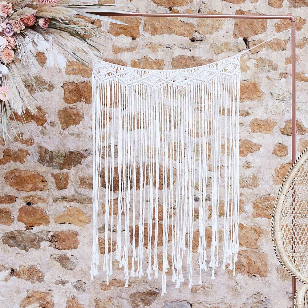 Macrame Taustaverho, 110x70cm
