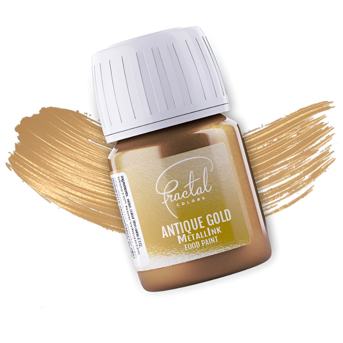 Elintarvikemaali - MetallInk Food Paint - Antique Gold, 30g