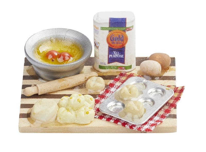 Miniatyyri - Leivontasetti, 5cm