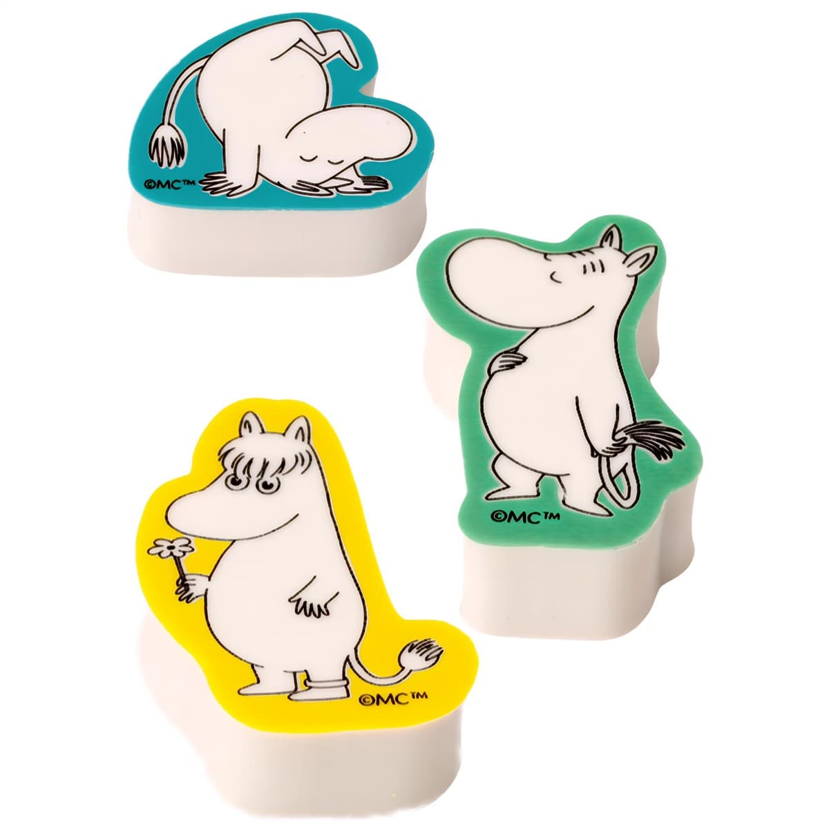 Pyyhekumisetti - Muumit, 3kpl