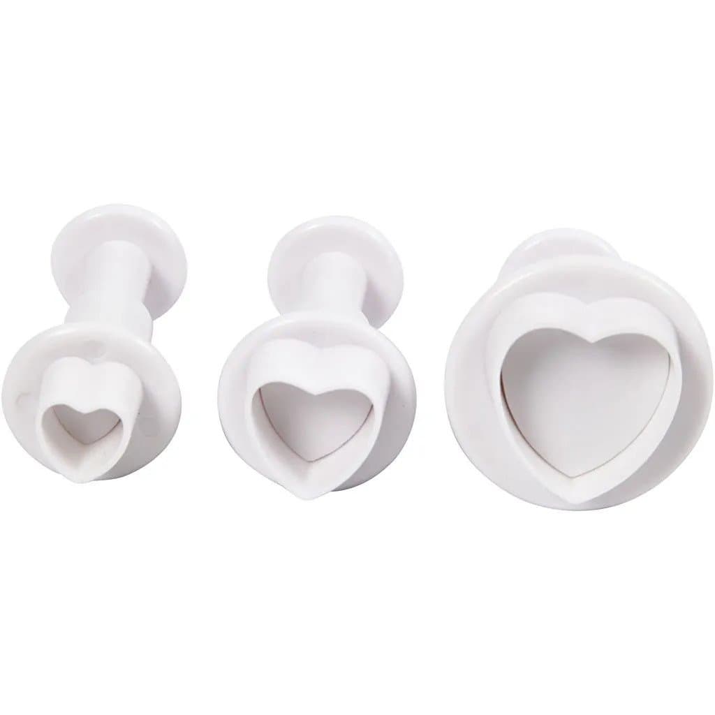 Painettavat muotit - Sydän, 3kpl