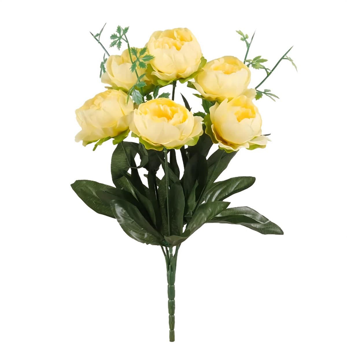 Tekokukka - Pionikimppu, vaaleankeltaiinen, 31 cm