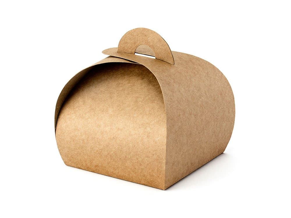 Lahjarasiat Kraft - 6x6x5 cm, 10kpl – PartyDeco