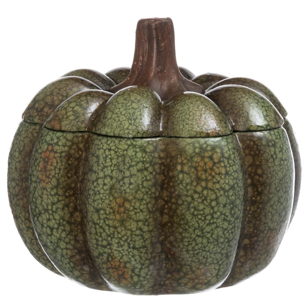 Kannellinen koristekulho Kurpitsa - Vihreä, 18 cm